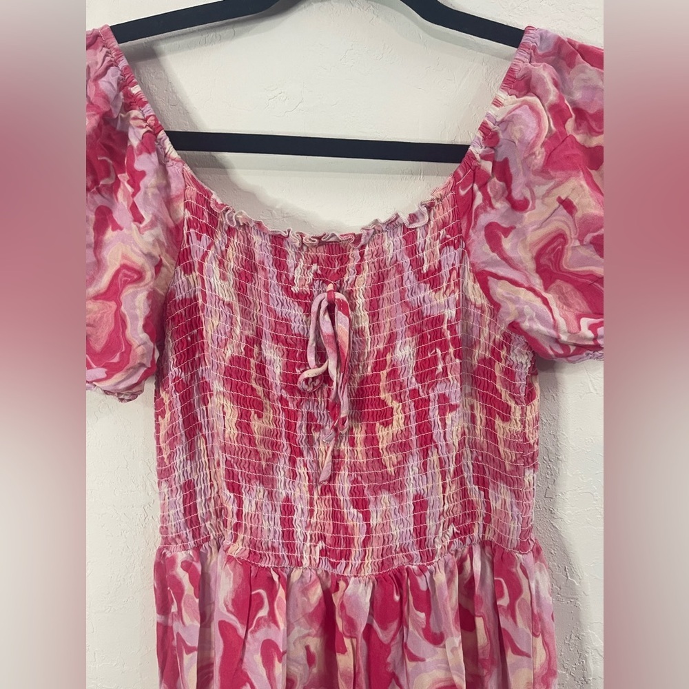 Marble print maxi dress - Picture 2 of 4